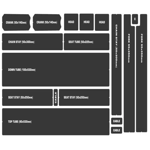 Bikeshield Frame bescherming Premium Complete kit - Afbeelding 2