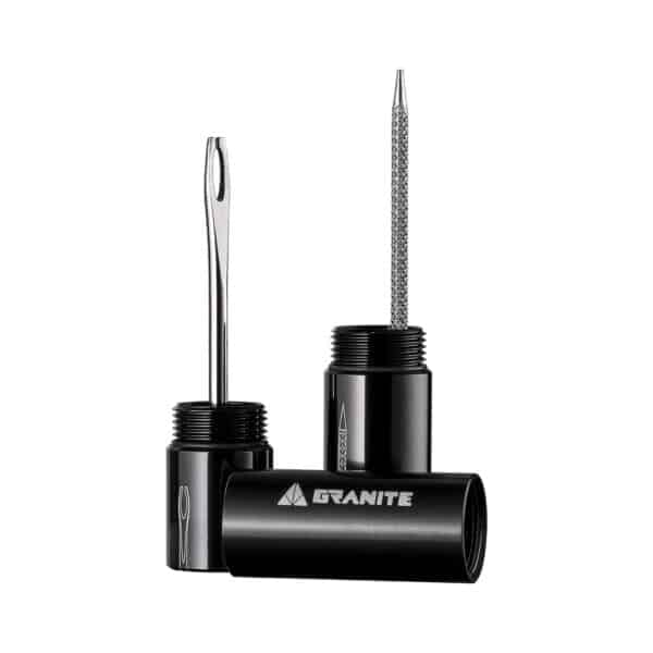 Granite Stash Zwart Bandenplugset opgeborgen in het stuur - Afbeelding 5