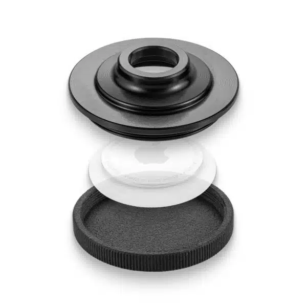 Granite Stash Airtag Mount Kit Zwart - For Stash & Stash RT with 42mm lower cap