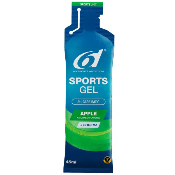 6d Sports Gel - Appel - 6 stuks